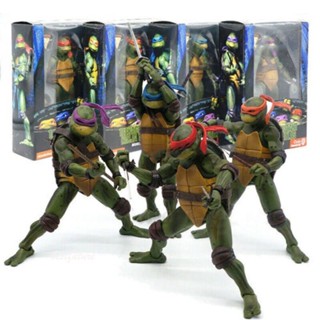 Neca TMNT ตุ๊กตาฟิกเกอร์ pvc รูปเต่านินจา Mutant สเกล 7 นิ้ว