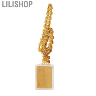 Lilishop Amulet Pendant Necklace  Various Wearing Ways Exquisite Buddhist Pendant Necklace Strong  for Gift