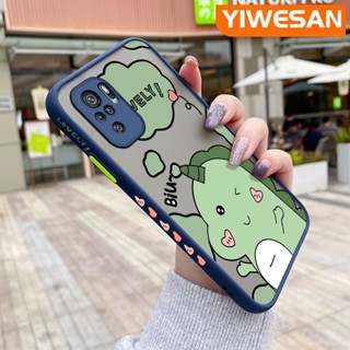 สําหรับ Xiaomi Redmi Note 10 4G Note 10s Note 10 Pro POCO M5s Note 11 SE เคสการ์ตูนไดโนเสาร์น้อยน่ารัก บางฝ้า เคสโทรศัพท์ ดีไซน์ใหม่ ขอบซิลิโคน เคสกันกระแทก