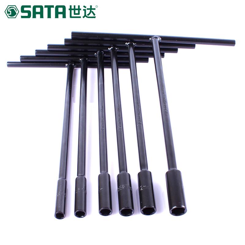 SATA 8MM-19MM T-HANDLE 6PT. SOCKET WRENCH 47701-477212