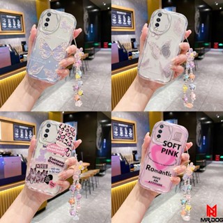 เคส VIVO Y20 Y12S Y12A Y20S Y20SG น่ารักครีมโทรศัพท์กรณี + สร้อยข้อมือ TY3