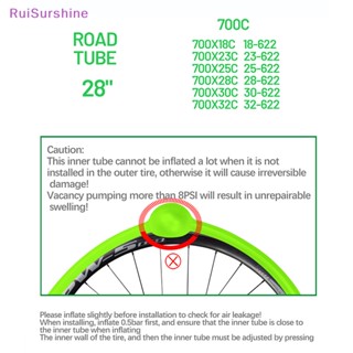 Ruisurshine 2023 ใหม่ ยางในรถจักรยาน TPU เบาพิเศษ สําหรับรถจักรยานเสือภูเขา