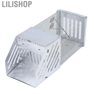 Lilishop Rat Catcher Mice Catch Cage Convenient Single Door Galvanized Steel for Restaurant for Warehouse for Indoor