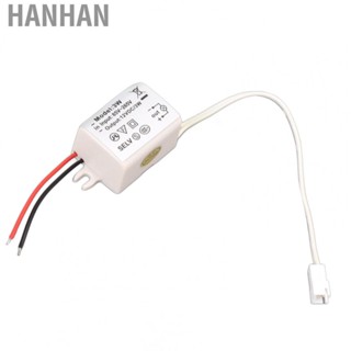 Hanhan Drive Power Adapter Short Circuit Protection DC12V 3W Stable Compact Size  Drive Power Adapter for  Bulbs