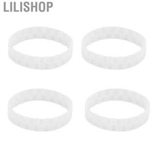 Lilishop 4Pcs Sweeping Robot Replacement Wheel Tire Rings  Wear Part For Sweeper WT