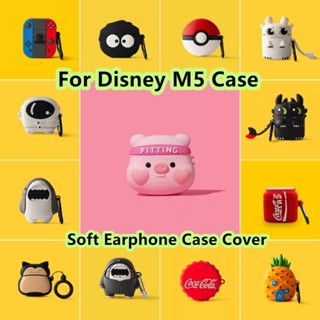 【คุณภาพสูง】เคสหูฟัง แบบนิ่ม ลายการ์ตูนดิสนีย์ M5 สําหรับ Disney M5