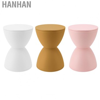 Hanhan Hourglass Shaped Stool  Prevent Bumps Sturdy Hourglass Stool  for Bathroom