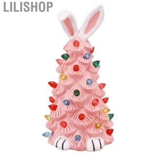 Lilishop Rabbit Ornament  Exquisite Craftsmanship Vivid Appearance Stable Standing Easter Rabbit Ornament  for Themed Parties