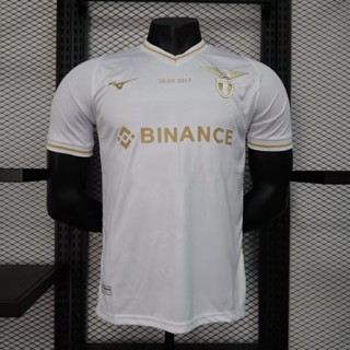 [player Question] เสื้อกีฬาแขนสั้น ลายทีมฟุตบอล Lazio away player jersey 2324 คุณภาพสูง