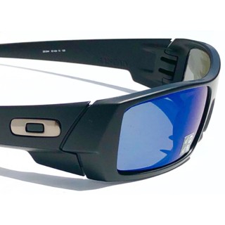 Oakley GASCAN แว่นตากันแดด เลนส์โพลาไรซ์ สีดําด้าน สีฟ้า 9014-22 EFPK