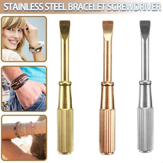 New 1pc 18K Rose Gold Screwdriver Stainless Steel Drill for Bracelet Bangle