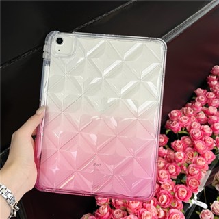 เคส TPU นิ่ม แบบใส กันกระแทก พร้อมช่องใส่ปากกา สําหรับ IPAD 10 10th Generation 2022 10.9 นิ้ว A2757 A2696 IPAD Pro 11 Air 5 Air 4 Mini 6