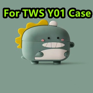 【คุณภาพสูง】เคสหูฟัง แบบนิ่ม ลายการ์ตูนน่ารัก สไตล์วินเทจ สําหรับ TWS Y01 TWS Y01