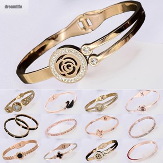 【DREAMLIFE】Womens Bracelet Artificial Diamond Inlay Fashion Bracelet Handcrafted