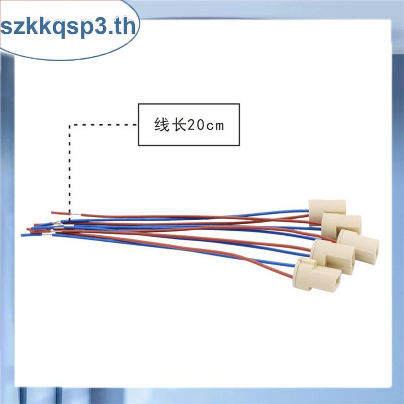 Thk3 ซ็อกเก็ตหลอดไฟ LED G9 Type 20 ซม. ฐานหลอดไฟ 250V 2A ขั้วต่อสายไฟเซรามิค สําหรับสายไฟฮาโลเจน G9