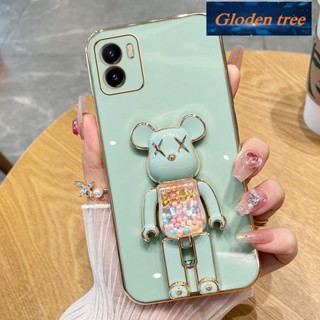 เคสซิลิโคนนิ่ม ลายต้นไม้ Gloden สําหรับ VIVO Y15S VIVO Y15A VIVO Y01