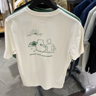 พร้อมส่ง เสื้อยืดแขนสั้น ดูดซับเหงื่อ ระบายอากาศได้ดี เหมาะกับฤดูใบไม้ผลิ และฤดูร้อน สําหรับคู่รัก