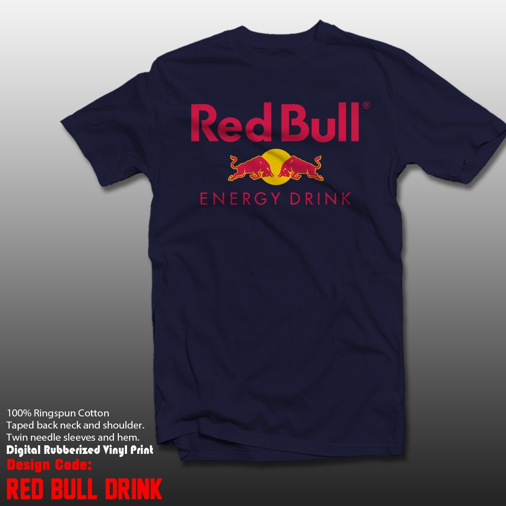 เสื้อยืดผู้ชาย Gifo Shopee Riders Red Bull Drink Shirt