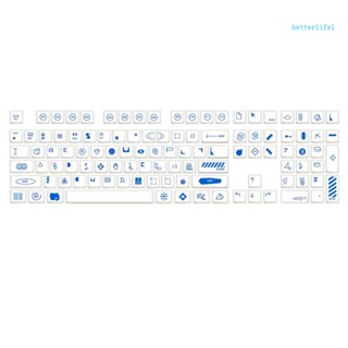 Btm ปุ่มกดคีย์บอร์ด 108 คีย์ PBT XDA สําหรับ 61 87 104 108 Layout Mechanical Keycaps