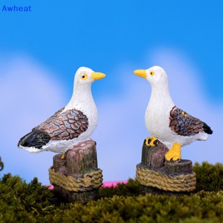 Awheat Sea Bird Seagull ตอไม้จิ๋ว สําหรับตกแต่งบ้าน สวน