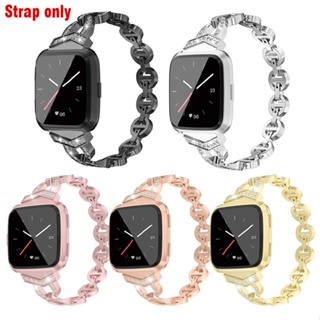 Lianli For Fitbit Versa /Versa2/versa lite Band Stainless Steel Rhinestone Strap