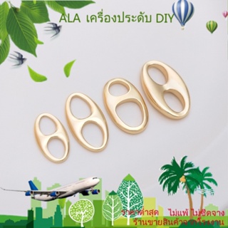 ❤️เครื่องประดับ DIY❤️จี้หัวเข็มขัด ชุบทอง 14K รูปไข่ สําหรับทําเครื่องประดับ สร้อยคอ ต่างหู สร้อยข้อมือ DIY[หัวเข็มขัดเชื่อมต่อ/สร้อยข้อมือ/สร้อยคอ/กําไลข้อมือ]