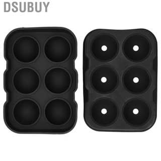 Dsubuy Ice Mold Maker 6 Cavity Silicone for Bar Whiskey