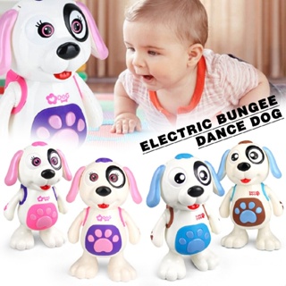 New Toys For Girls Kids Walking Dog Puppy Dancing Dog With Light+Sound