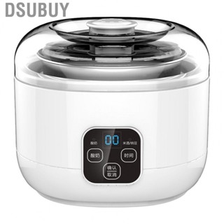 Dsubuy Compact Yogurt Machine  Easy Storage Automatic Stainless Steel Multifunctional Yogurt Maker  for Kitchen