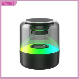 Ni Rgb ลําโพงบลูทูธไร้สาย Tws Usb Aux Tf Mp3 เครื่องเล่นเพลง ระบบเสียงโฮมเธียเตอร์