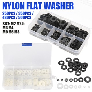 New Nylon Washers Boxed Flat Washers Waterproof Fastener Repair Gasket M2-M8