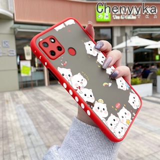 เคสโทรศัพท์มือถือ ซิลิโคนแข็ง กันกระแทก ลายการ์ตูนแมวน่ารัก สําหรับ Realme C12 Narzo 20 Narzo 30A C25 C25s Narzo 50A