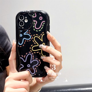 เคสโทรศัพท์มือถือ TPU นิ่ม แบบป้องกัน ลายดอกไม้ จุด สีนามธรรม สําหรับ Samsung A04E A03 A03s A04 A04s A13 A23 A24 A33 A34 A53 A73 A12 A14 A22 A52 A52s A32 A51 A50 A50s A30s