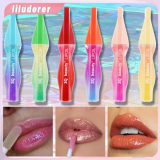 3q Beauty Micro-pearl Fruit Flavour Lip Oil Moisturizing Moisturizing Anti-drying Lip Care Lip Balm แต่งหน้า HO