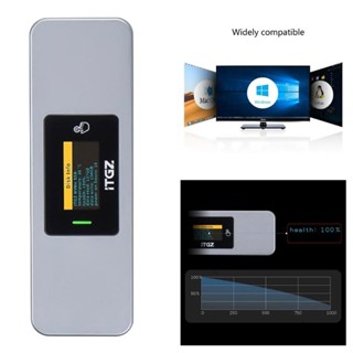 เคสฮาร์ดดิสก์มือถือ อลูมิเนียม Nvme LED สําหรับ iwo RTL9210B 2230 2242 2280 SSD M 2