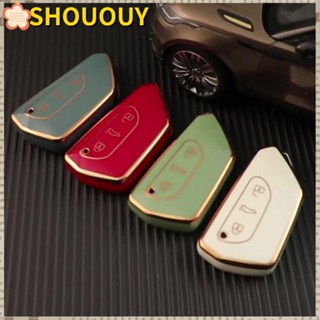 SHOUOUY เคสรีโมทกุญแจรถยนต์ สําหรับ VW