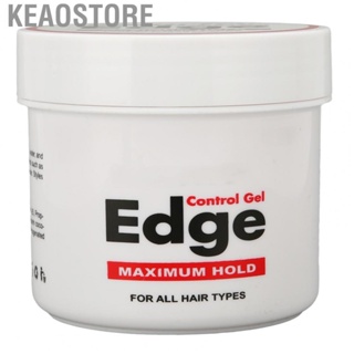 Keaostore Edge Control Gel  Not Greasy Strong Hold Organic Ingredients for Women