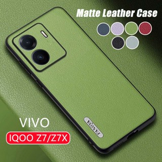 เคสโทรศัพท์มือถือหนัง ผิวด้าน กันกระแทก สําหรับ VIVO iQOO Z7 Z7X 5G IQOO10 10Pro 11 Pro IQOOZ7 IQOOZ7X IQOO10Pro 11Pro