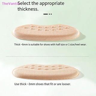 Thevantin 4 ชิ้น แผ่นรองเท้า สําหรับรองเท้าส้นสูง บรรเทาอาการปวด ป้องกันการสึกหรอ เบาะรองส้น ป้องกันสินค้าดี