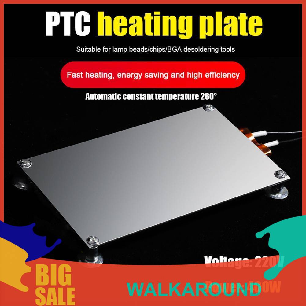 400w PTC แผ่นทําความร้อนชิป BGA บัดกรีบอลแยกอลูมิเนียม LED ถอด