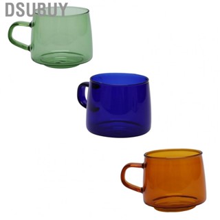 Dsubuy 350ml Glass Coffee Cup Mug With Handle High Temperature Home Hot