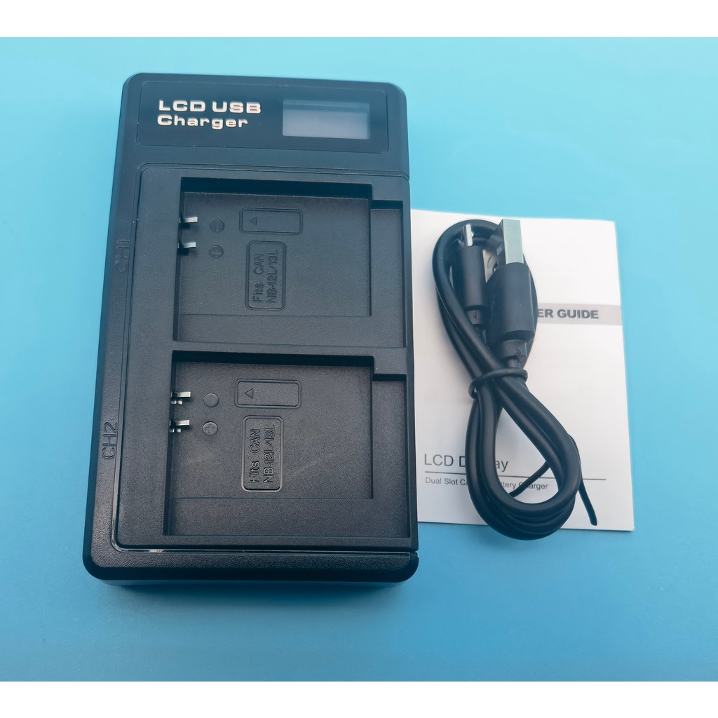 NB-13L NB13L NB-12L nb13l LCD Dual USB กล้องสําหรับ Canon G7 X Mark II G7X PM165 G5 X G5X G9 X G9X S