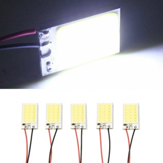 ⚡READYSTOCK⚡LED Panel Lights Parts Accessories 5pcs COB 18LED Car Interior T10 For Festoon