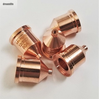 【DREAMLIFE】5pcs 120927 Plasma Cutter Consumables Nozzle 80A Tips for RT60/RT80 Torch