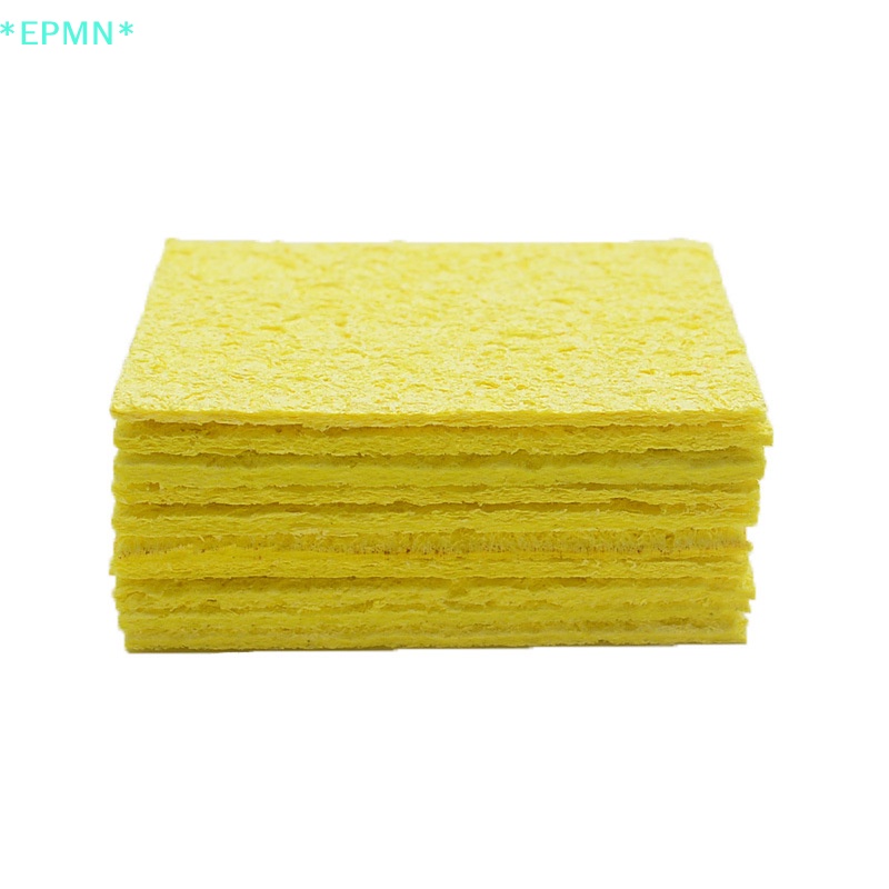 Epmn> ใหม่ ฟองน้ําทําความสะอาดหัวแร้งไฟฟ้า 10 ชิ้น ต่อชุด
