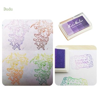 Dudu แผ่นหมึกพิมพ์ อเนกประสงค์ หลากสี สําหรับทําการ์ด สมุดภาพ