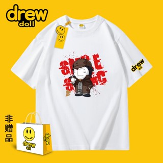 เสื้อยืดแขนสั้น พิมพ์ลายแมว Drew Sherlock Holmes แฟชั่นสตรีท สําหรับคู่รัก