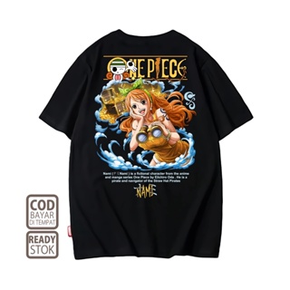 ขายดี เสื้อยืด พิมพ์ลายอนิเมะญี่ปุ่น Nami ONE PIECE 0061 ALVACOTH [S-5XL]