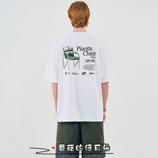 【พร้อมส่ง】VIVASTUDIO Pianta CHAIR เสื้อยืดคอกลม แขนสั้น พิมพ์ลาย สําหรับผู้ชาย และผู้หญิง