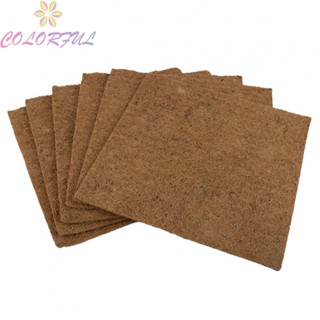 【COLORFUL】Chicken Nest Mat 6pcs/10pcs Coir Fiber For Chick Brooders For Gardening Farm